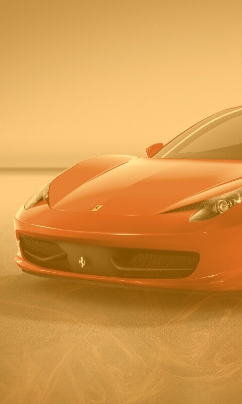 Огненный феррари обои