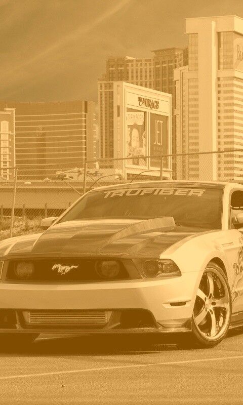 Тюнингованный Форд Мустанг обои