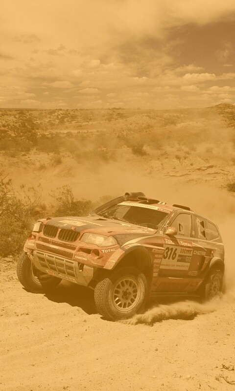 Раллийный BMW X3 обои