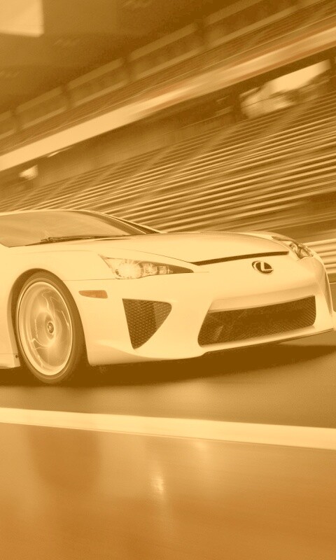 Lexus LFA на тарссу обои