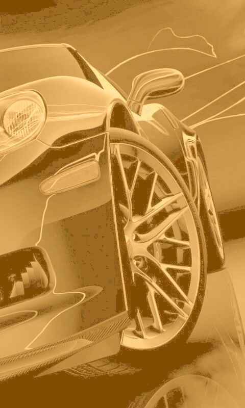 Чёрное авто обои