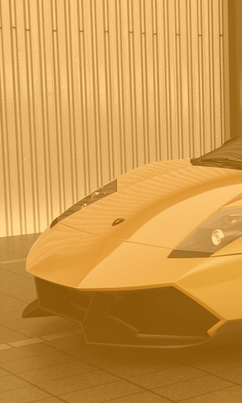 Жёлтый Ламборджини обои