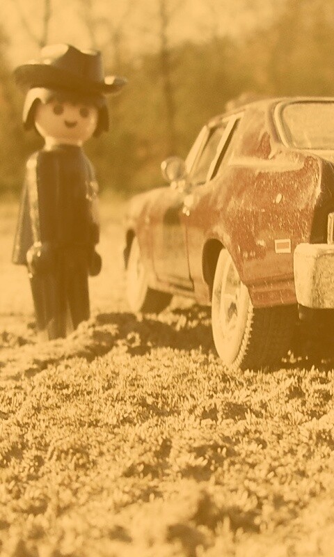 Машинка для человечка Lego обои