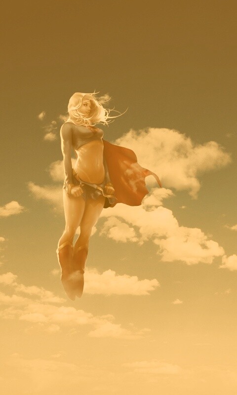 Супердевушка обои