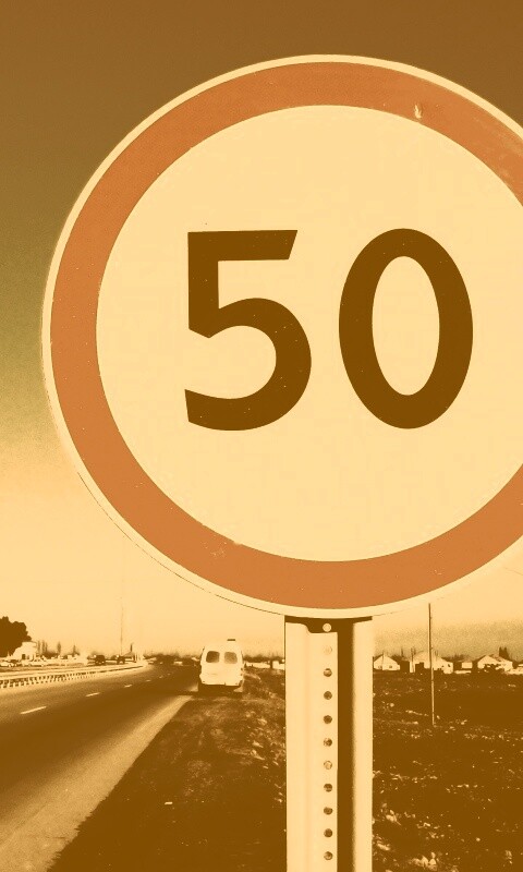 Ограничение скорости 50 км/ч обои