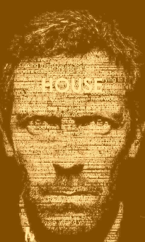 Хаус типографика обои