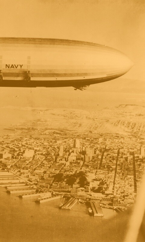 Дерижабль обои