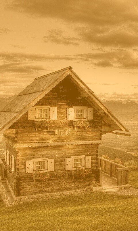 Старенький дом в Австрии обои