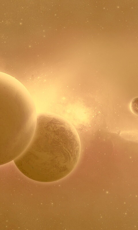 Фиолетовая вселенная обои