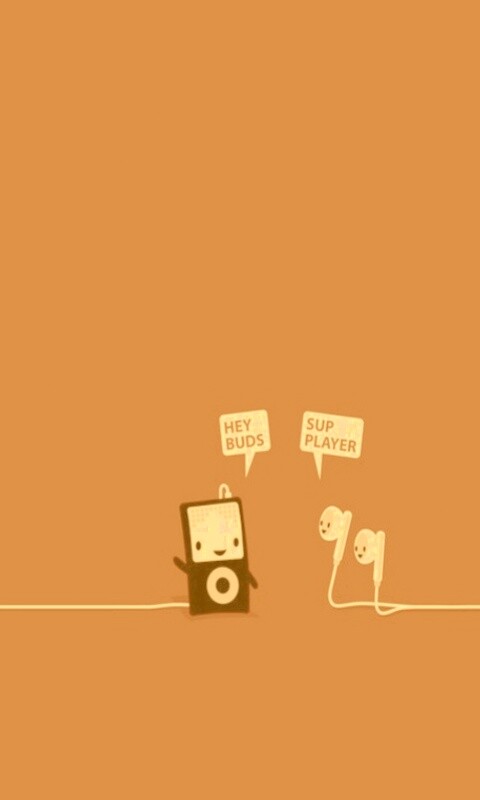 Плеер и наушники обои