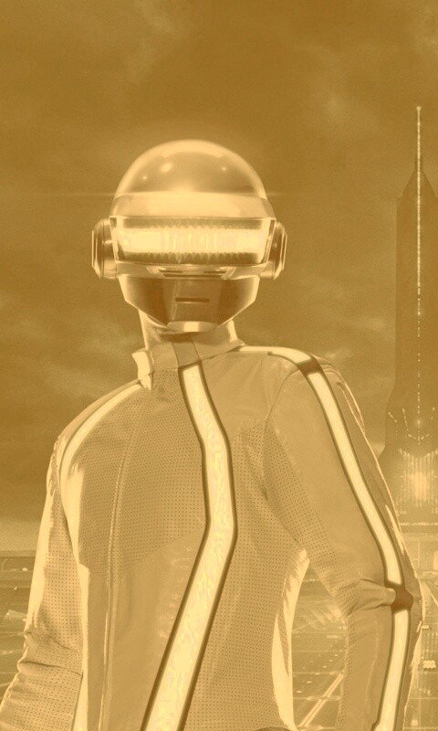 Daft Punk на съемках фильма TRON обои