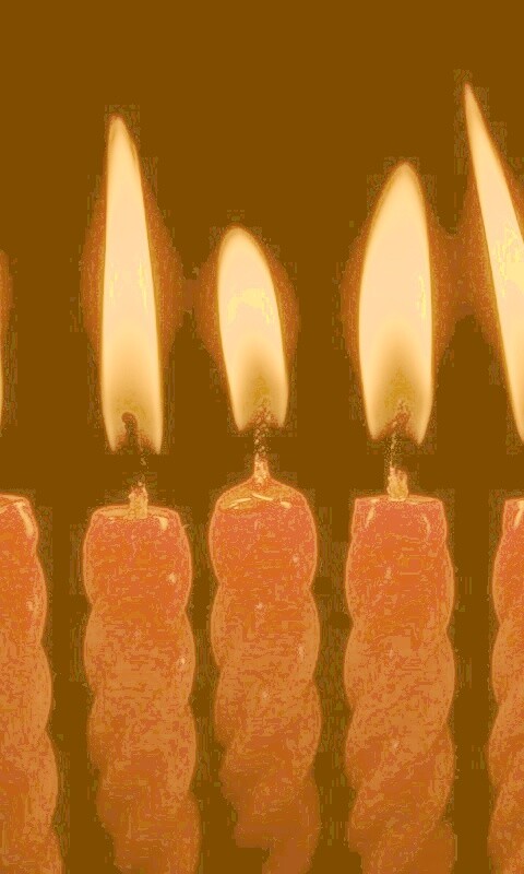 Красные свечи обои
