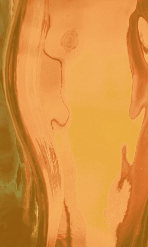 Абстрактное в бутылочном стекле обои