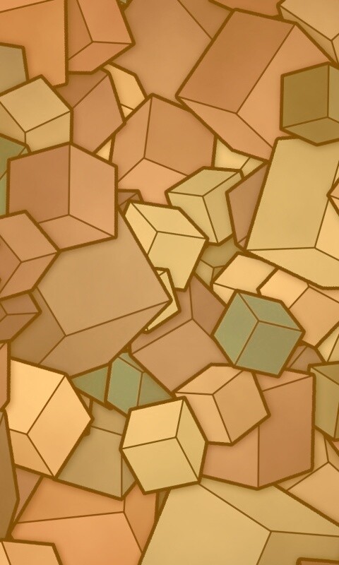 Кубики обои