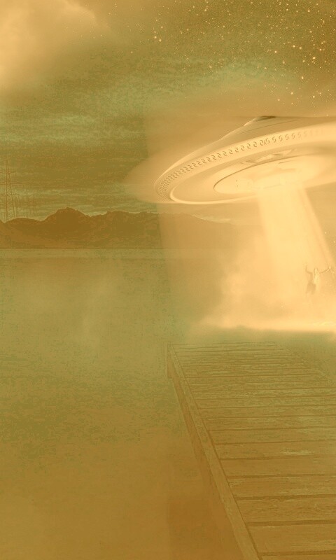 Коварное НЛО обои