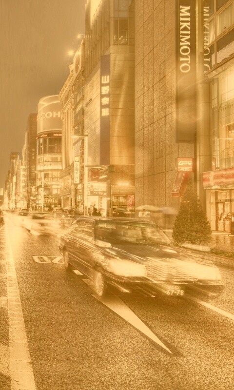 Ночное движение обои