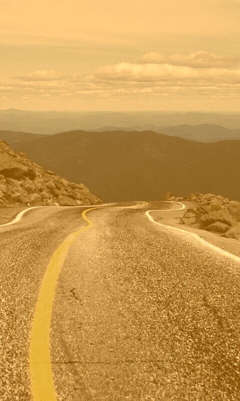 Горная дорога обои