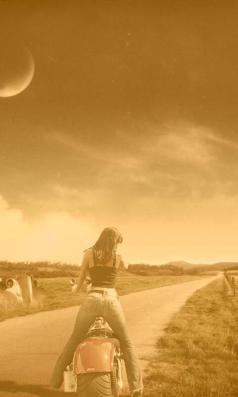 Путешествие на мотоцикле обои