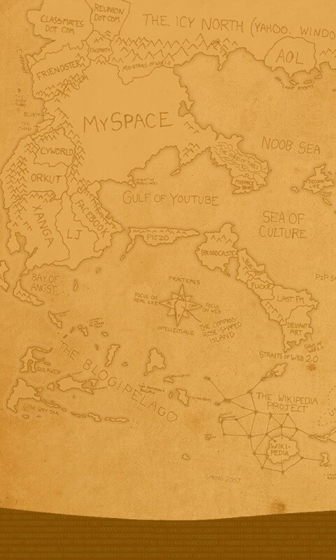 Карта интернета обои