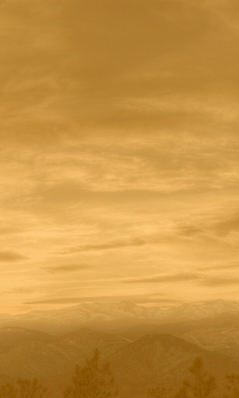 Горный закат обои