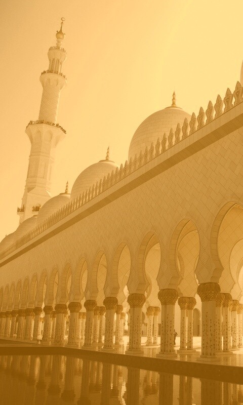 Мечеть шейха в Абу-Даби обои
