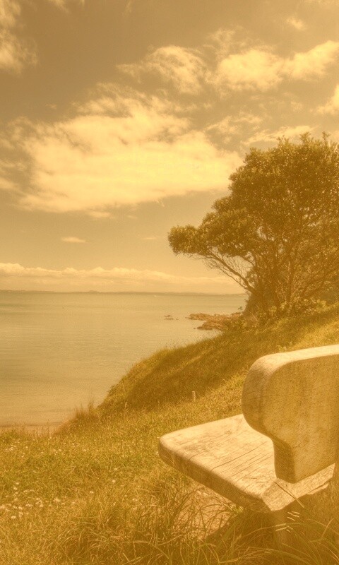 С видом на море обои