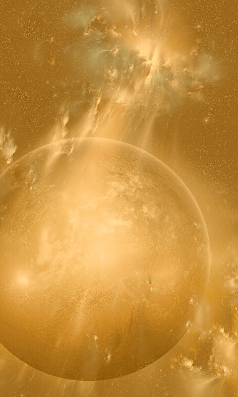 Планета в огнях обои