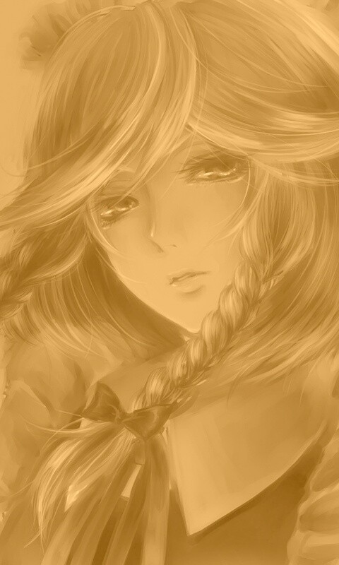 Скетч девушки обои