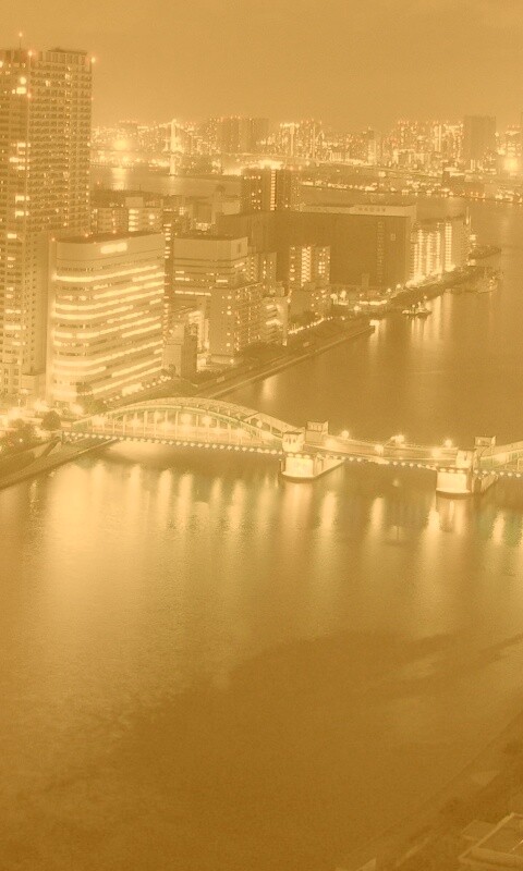 Ночной город обои