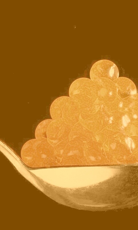 Ложка красной икры обои