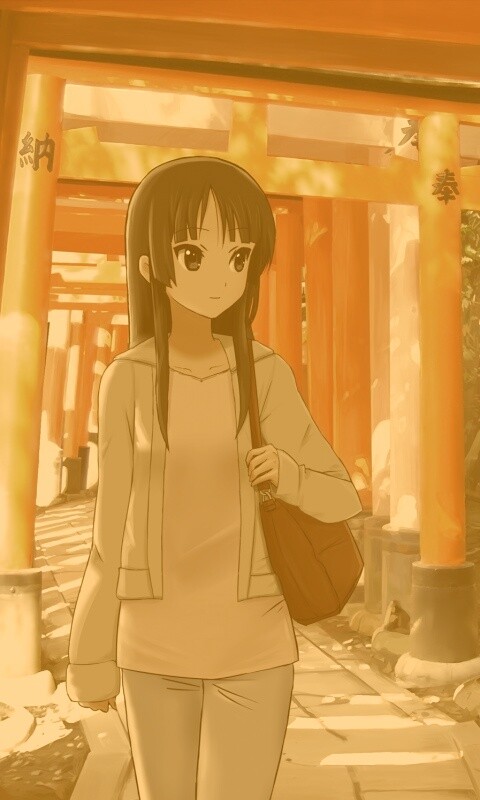 Акияма Мио обои