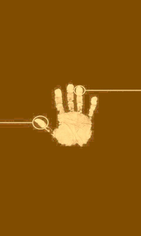 Отпечаток руки обои