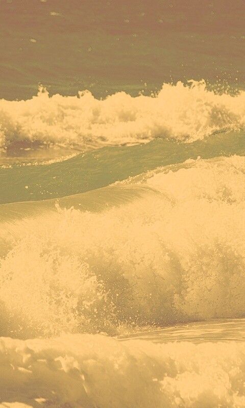 Голубые волны обои