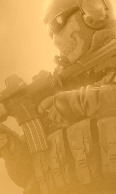 Солдат в маске обои