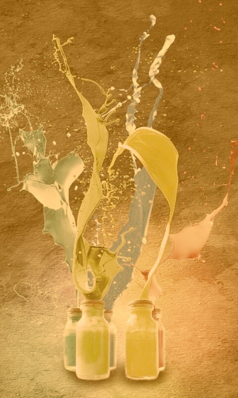 Разливающийеся краски обои