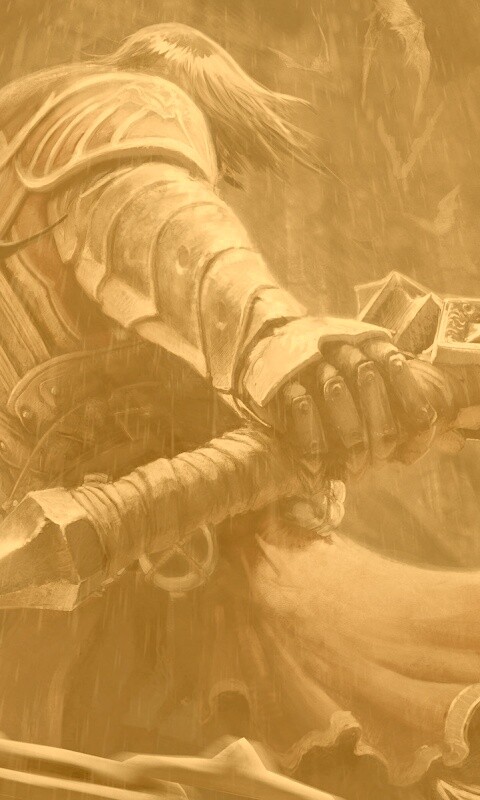 Воин с булавой обои