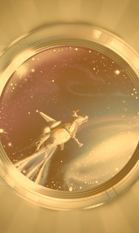 Космическая корова обои