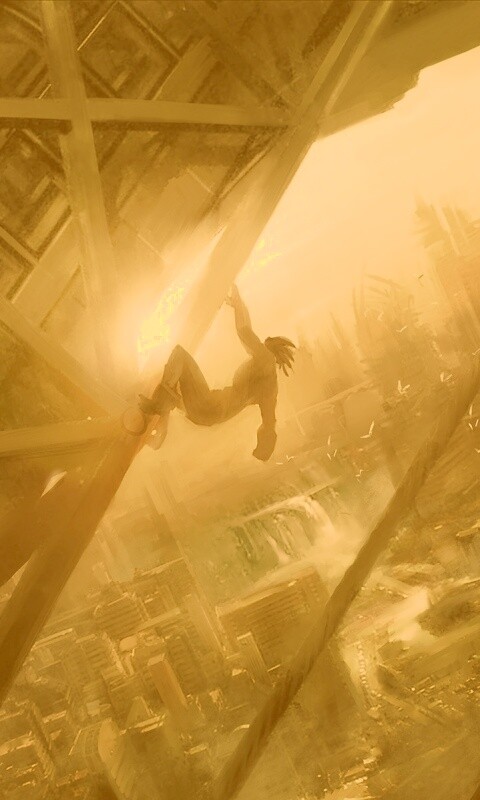 Мутант в постапокалиптическом городе обои