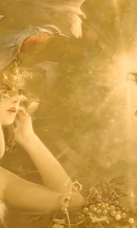 Птицы счастья обои