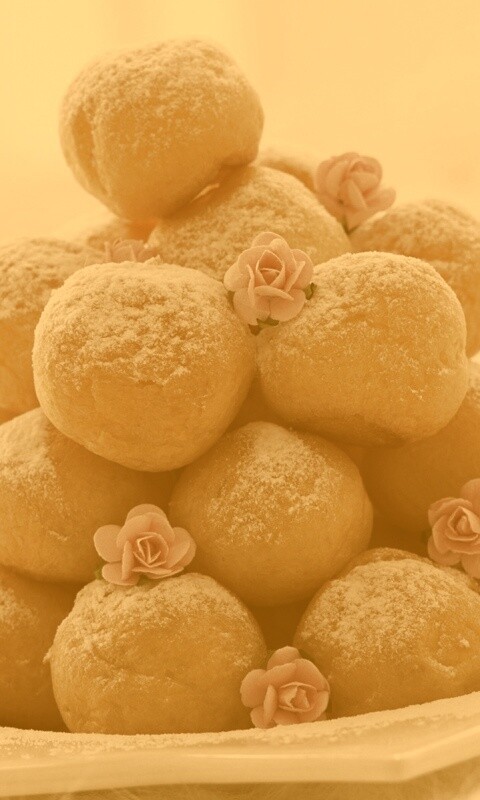 Круглые пироженки обои