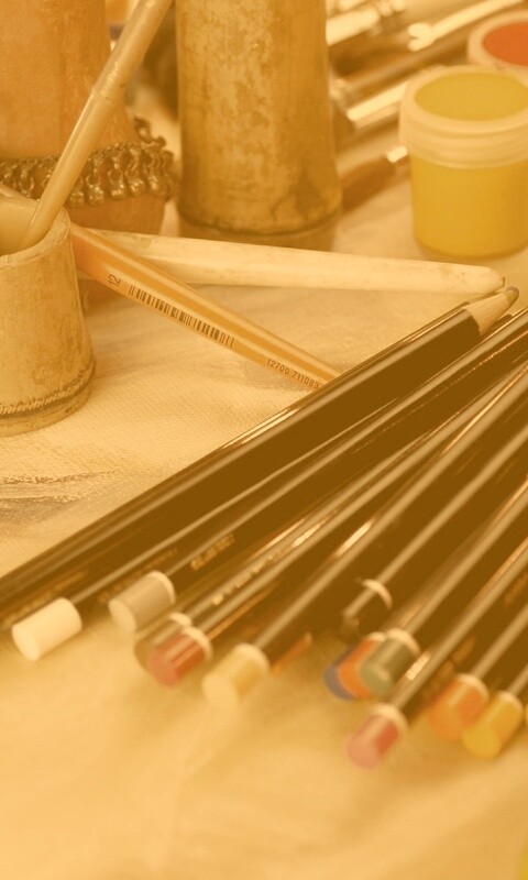 Инструменты художника обои