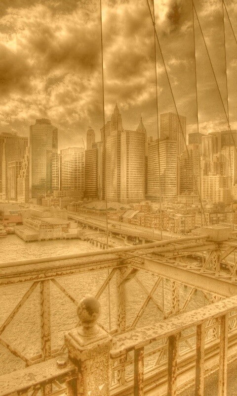 Вид с моста обои