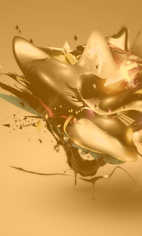 Яркая абстракция обои