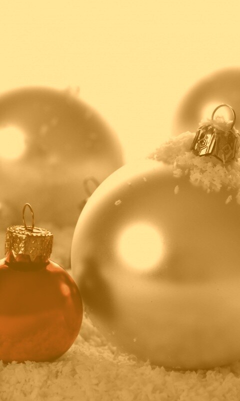 Красно-белые игрушки  обои