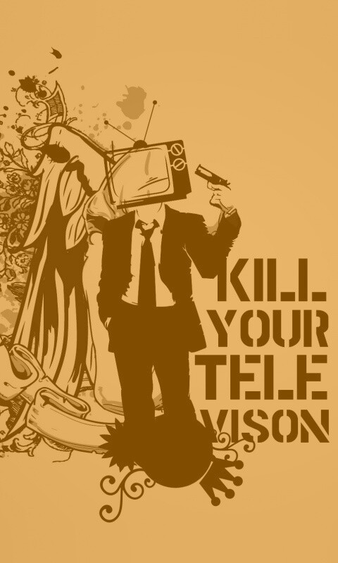 Убейте свой телевизор обои