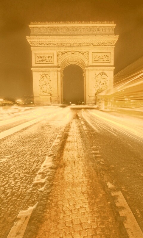 Елисейские поля с Триумфальной аркой обои