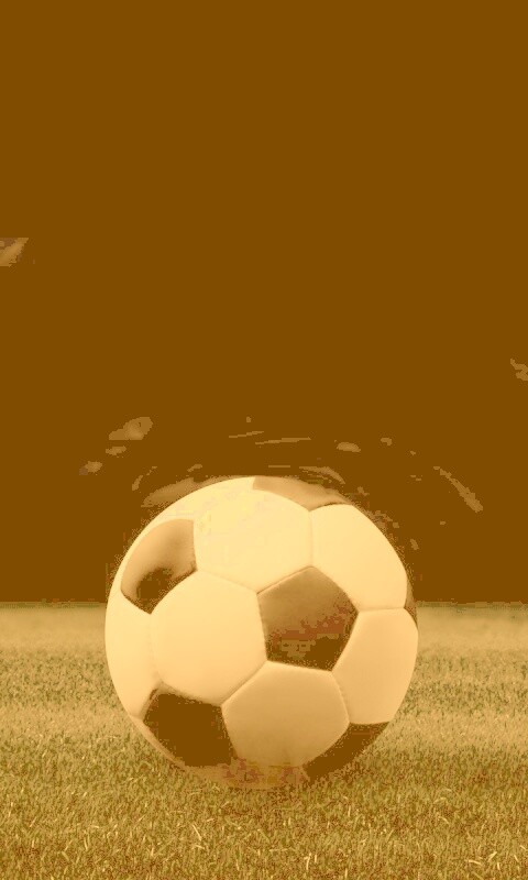 Футбольный мяч на темном поле обои