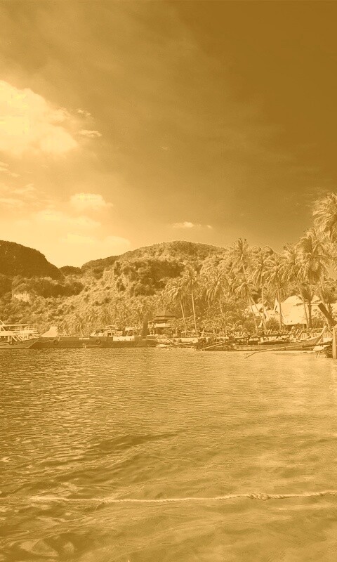 Призрачный пляж обои