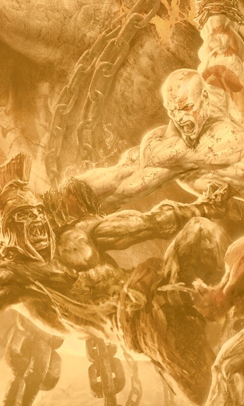 Бог войны обои