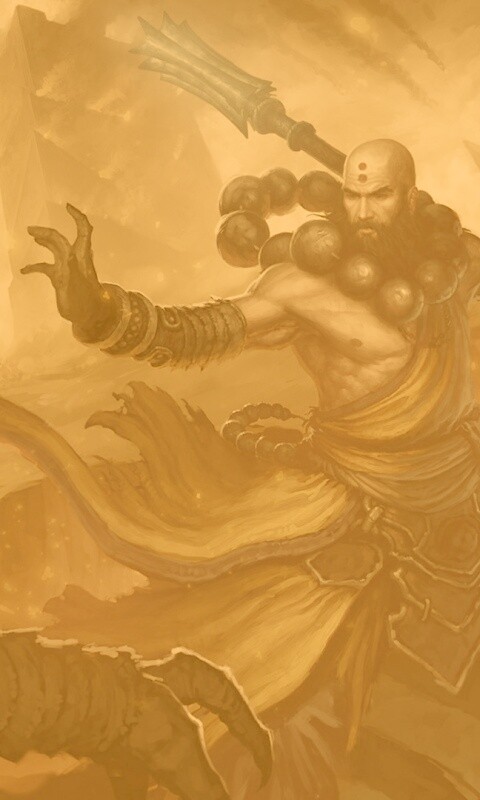 Монах из Diablo 3 обои